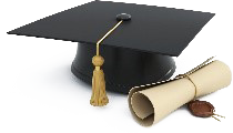 graduation hat academic cap scroll diploma